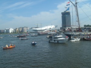 Boats visiting Amsterdam Sail 2015