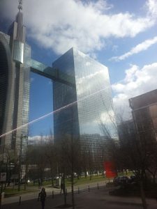 Mirrored Building in Brussels, Belgium