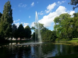 Picture of the Fountain in Valkenberg Park (Breda, The Netherlands)