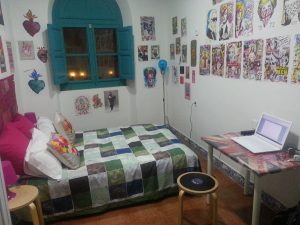 Private Room at Sevilla Kitch Hostel Art