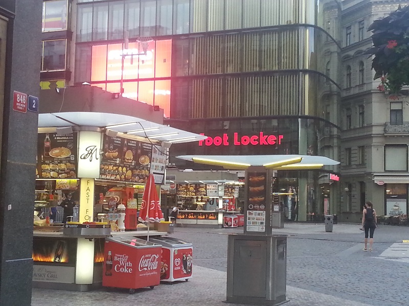 Czech Food Stall in Prague