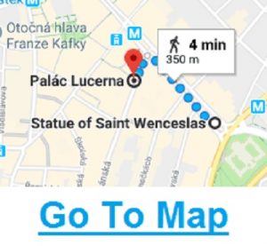 Map: St Wenceslas Riding Dead Horse, Prague