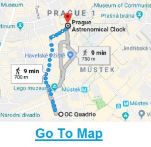 Map: Astronomical Clock, Prague