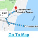 Map: Narrowest Street in Prague