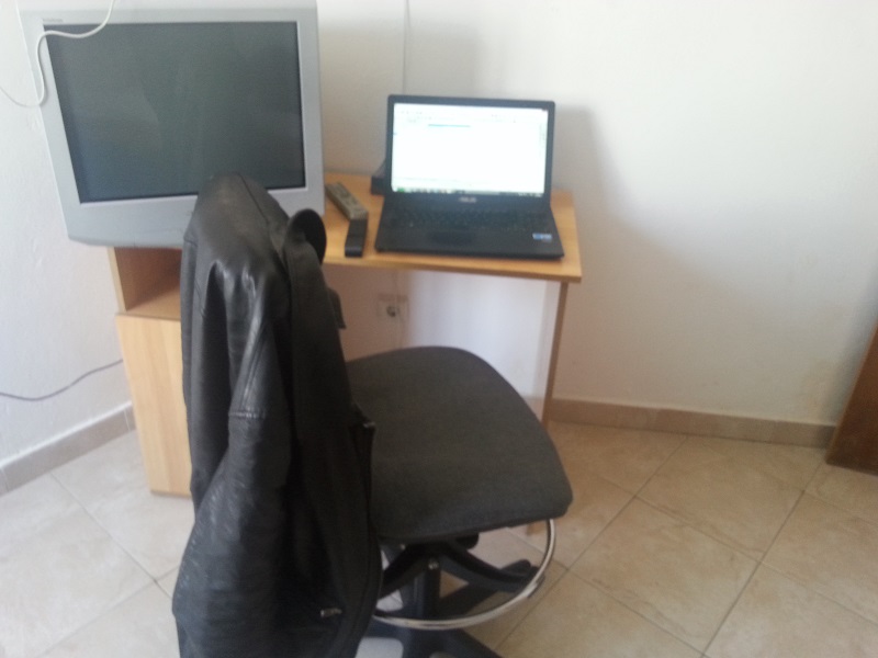 The Desk I worked from in Faro, Portugal (Life as a digital nomad causes you to change desks a lot)