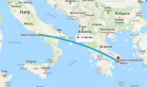 Naples to Athens with Easy Jet