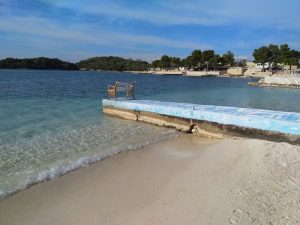 Ksamil Beach During the off Season Is like a Sleeping Beauty waiting for the kiss of tourism to bring it back to life.