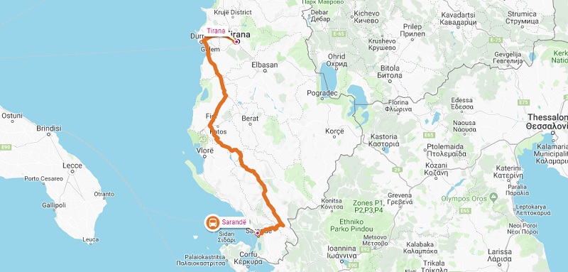 Why the Bus Is the Best Way to Travel From Saranda to Tirana
