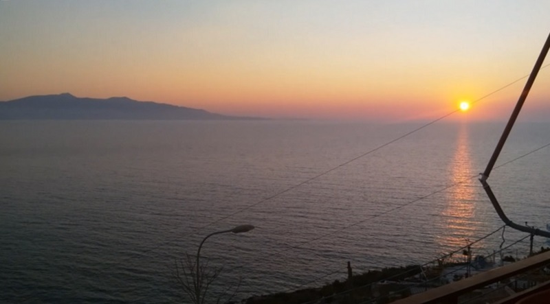 Watching the Sunset Over the Sea in Saranda (For the Last Time)