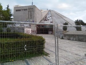 The Former Enver Hoxha Museum in Tirana, Albania (AKA the Tirana Pyramid)