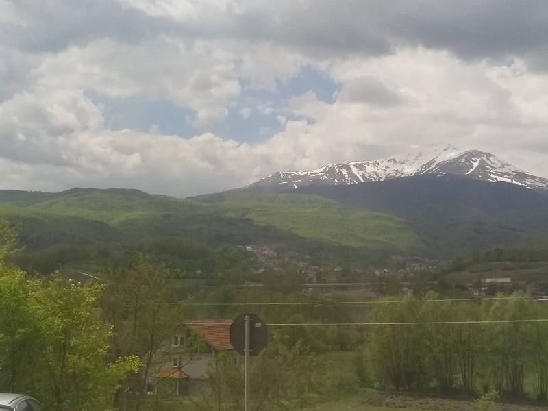 Snow-Capped Mountain in Kosovo