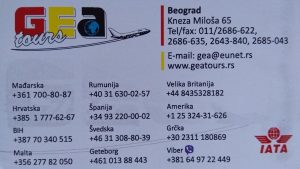 GEA Tours Contact Information