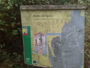 Information Board Next to the Molina de la Aguil