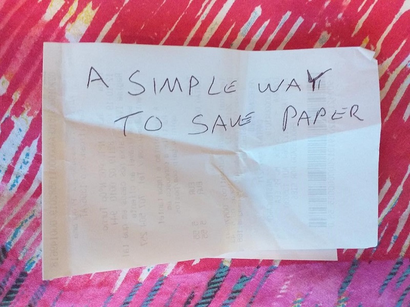How to Save Paper: A Simple Tactic That Saves Money Too