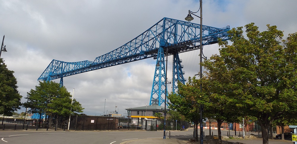 View Approaching the Bridge (Middlesbrough Side)