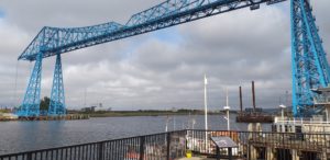 Picture of the Transporter Bridge over River Tees (Taken from the Viewing Point Next to the River)