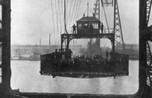 Early Picture of the Gondola Crossing the Tees