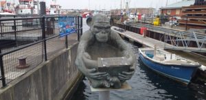 Monkey Statue at Hartlepool Marina