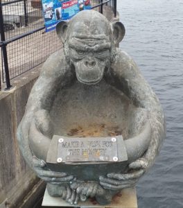 Make a Wish for the Monkey (at Hartlepool Marina)