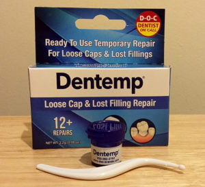 This picture shows you the contents of the tooth repair kit. If you want to know how good Dentemp is, my review will tell it to you straight.