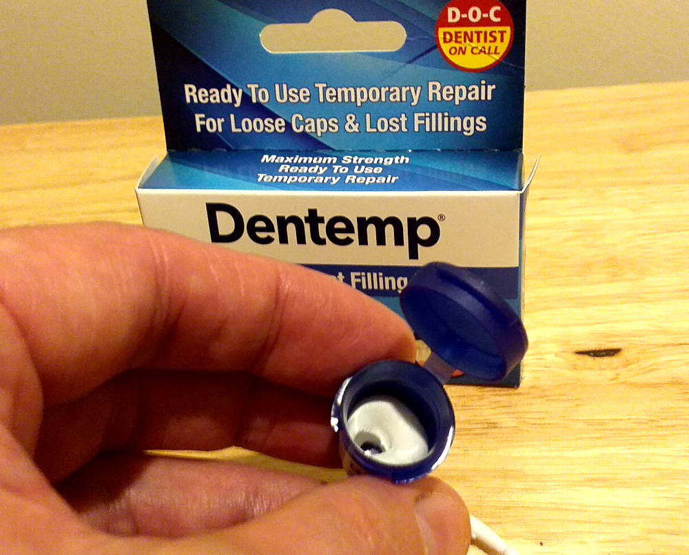 A Pot of Dentemp Does Not Contain Much Cement But It's Still Enough to Make Quite a  Lot of Temporary Fillings